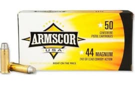 Armscor FAC44M1N 44 Remington Magnum 240 GR Semi-Wadcutter - 50rd Box