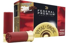 Federal PFC15400 Vital-Shok 12GA 2.75" Buckshot 9 Pellets 00 Buck - 5sh Box