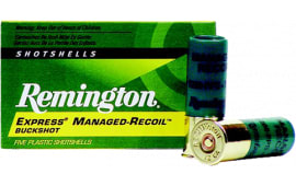 Remington Ammunition RL12BK00 Managed Recoil 12GA 2.75" Buckshot 8 Pellets 00 Buck - 5sh Box
