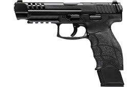 HK 81000592 VP9L Optic Ready 9mm Luger 5" 20+1 (3) Black Black Steel Slide Black Interchangeable Backstrap Grip Night Sights