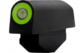 XS Sights RV0003N4G Standard Dot  Tritium Green with Green Outline Front Sight Black Frame Ruger SP101; S&W J Frame