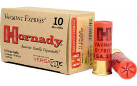 Hornady 86243 Varmint Express 12GA 2.75" Lead 24 Pellets 4 Buck - 10sh Box