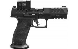 Walther Arms PDP Pro Semi-Automatic 9x19mm Pistol with Aimpoint Acro Red Dot Sight, 4.50" Polygonal Rifle Barrel, (3) 18 Round Magazines - 2881225PRO