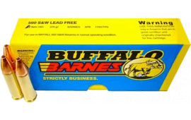 Buffalo Bore Ammo 18D/20 500 S&W Lead-Free Barnes XPB 375 GR - 20rd Box