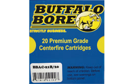 Buffalo Bore Ammunition 21B/20 10mm Automatic 180 GR Jacketed Hollow Point - 20rd Box
