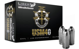 Liberty LA-CD-40-012 Civil Defense 40 S&W 60 GR LF Fragmenting HP 20 Bx - 20rd Box