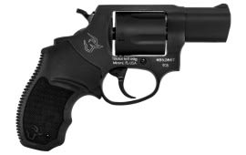 Taurus Model 905 9x19mm, 5 Round Revolver, Matte Black Oxide Finish, Finger Grooved Black Rubber Grip, Fixed Sights - 2905021