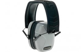 Caldwell 1103305 Passive Low Pro Muff 24 dB Over the Head Gray Ear Cups with Padded Black Headband for Adults