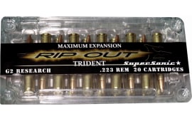 G2 Research RIP 223 RIP 223 Trident SuperSonic 223 Rem 65 GR HP - 20rd Box