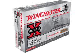 Winchester Ammo X3076 Super X 307 Winchester Power-Point 180 GR/10Case - 20rd Box