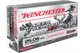 Winchester Ammo X2506DS Deer Season XP 25-06 Remington 117 GR Extreme Point - 20rd Box