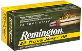 Remington 1722 Yellow Jacket 22 LR Truncated Cone Hollow Point 33 GR - 50rd Box