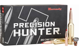 Hornady 81621 Precision Hunter 6.5 Precision Rifle Cartridge (PRC) 143 GR ELD-X - 20rd Box