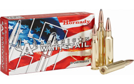 Hornady 82204 American Whitetail 300 Winchester Short Magnum (WSM) 165 GR InterLock RN - 20rd Box