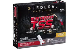 Federal PTSSX259F7 Heavyweight TSS 20GA 3" 1-1/2oz #7 Shot - 5sh Box