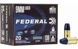 Federal S9SJT2 Syntech Defense 9mm Luger 138 gr Segmented Jacketed Hollow Point (SJHP) - 50rd Box