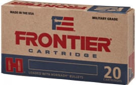 Frontier Cartridge FR140 Frontier Case, .223/5.56 NATO 55 GR Hollow Point Match - 20 Rounds / Bos - 500 Round Case