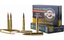 PPU PP8F Metric Rifle 8mm Mauser 198 GR Full Metal Jacket - 20rd Box