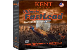Kent Cartridge K122UFL424 Ultimate Fast Lead 12 Gauge 2.75" 1 1/2 oz 4 Shot - 25sh Box