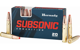 Hornady 80877 Subsonic 300 AAC Blackout/Whisper (7.62x35mm) 190 GR Sub-X - 20rd Box