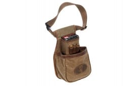 Browning 121040082 Santa Fe Shell Pouch Tan Canvas Body w/Leather Accents Adjustable