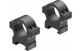 Leupold 180944 Open Range Cross-Slot Scope Ring Set Medium 1" Tube Matte Black Aluminum