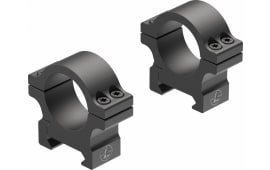 Leupold 180943 Open Range Cross-Slot Scope Ring Set High 1" Tube Matte Black Aluminum