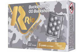RIO Ammunition RB129 12 2.75 Oobk 9PEL Buck - 5sh Box