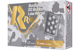 RIO Ammunition RBLR129 12 2.75 00BK 9PEL Buck Low Recoil - 5sh Box