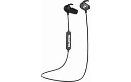 Caldwell 1121933 E-Max Power Cords Rechargeable 22 dB In The Ear Black Ear Buds with Bluetooth for Adults Includes Multiple Size Plugs