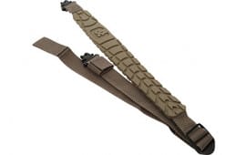 Caldwell 1131996 Max Grip Slim Sling with Flat Dark Earth Finish, 20"-41" OAL, 1.50" W & Adjustable Design for Rifles