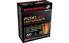 Winchester Ammo S413PDX1 Elite PDX1 Defender 410GA 3" 4 Defense Discs/16 BBs Shot - 10rd Box