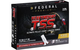 Federal PTSSX191F9 Heavyweight TSS 12GA 3.5" 2-1/4oz #9 Shot - 5rd Box