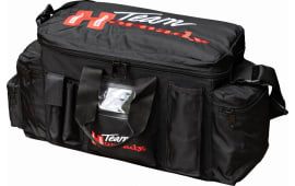 Hornady 9919 Team Hornady Range Bag Black with Red Logo Nylon with Large Compartment & Embroidering
