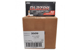 CCI Case - 3509 Blazer 9mm Luger 115 GR Full Metal Jacket, Aluminum Case, Non-Corrosive  - 1000 Round Case