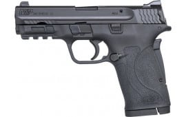Smith & Wesson 180023 M&P 380 Shield EZ Double 3.675" 8+1 Black Polymer Grip/Frame Grip Black Armornite Stainless Steel