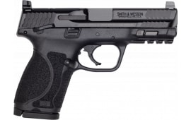Smith & Wesson 13144 M&P 9 M2.0 Compact 4" 15+1 Optic Ready Black Armornite Stainless Steel Slide Black Polymer Grip