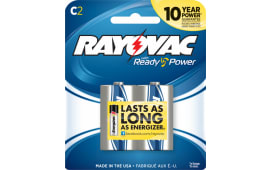 Rayovac 8142D 814-2D Alkaline C Batteries Card 2 pack