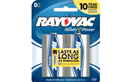 Rayovac 8132D Alkaline D Card Battery 2 Pack