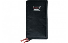 GPS Bags GPS865PS Pistol Sleeve  Medium Black Nylon with Locking Zippers & Thin Design Holds 1 Handgun