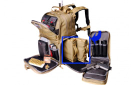 Tactical Range Backpack Holds 3 Handguns - Rifle - GPS-T1612BPR