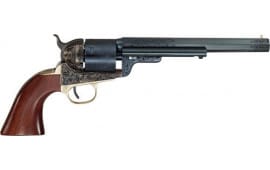 Cimarron CA925C00WBH 1851RM WB Hickok .38 SPL Charcoal Blued Engraved Revolver