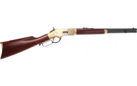 Cimarron CA202 1866 Yellowboy .22LR 24" Octagon BRASS/BLUED Walnut