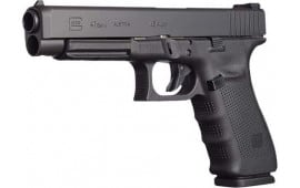 Glock UG4130101MOS G41 Gen4 MOS 45 ACP 5.31" 10+1 Black Black Steel with MOS Cuts Slide Black Interchangeable Backstrap Grip