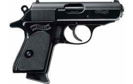 Walther PPK Semi-Automatic .380 ACP Pistol, 3.3" Barrel, (2) 6 Round Magazines - Blued - 4796002