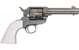 Cimarron PP400LNI Frontier .357 PW FS 4.75" Engraved NICKEL/IVORY Revolver