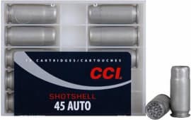 CCI 3745 Pistol 45 ACP 120 GR Shotshell #9 Shot - 10rd Box