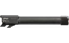 Walther Arms 282674710 Threaded Barrel  45 ACP 4.60" Black Finish Steel Material with Polygonal Rifling for Walther PPQ