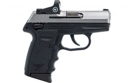 SCCY Industries CPX4TTRD CPX-4 RD 380 ACP 3.10" 10+1 Stainless Steel  Slide Black Polymer Grip CTS-1500 Red Dot