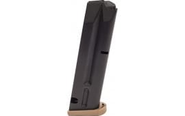 Beretta USA JMM9A310 OEM Replacement  Black / Tan Floorplate 10rd 9mm Luger for Beretta M9A3